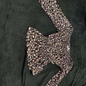 Super Cut Off the Shoulder Long Sleeve Blouse